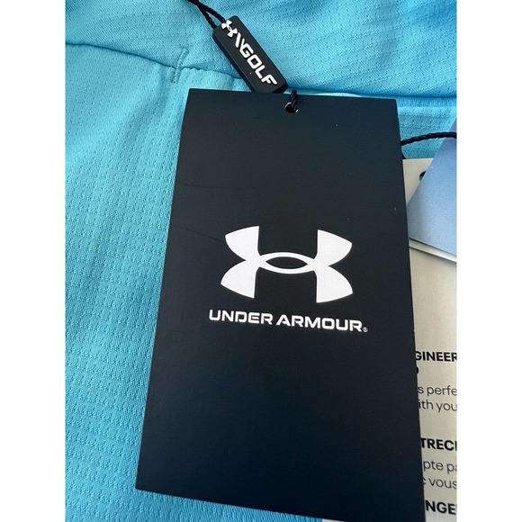 Under Armour Performance Golf Shorts 4 Way Stretch UA 40 9 In Inseam Storm Woven - Picture 11 of 11